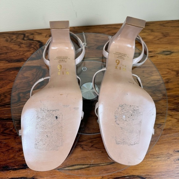Mix No. 6 Aliciana Sandal - beige leather - size 11 - Picture 16 of 16